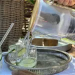 AcalaQuell Silizia – Üvegkancsó, bambusz fedéllel